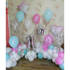 Фотозона з кульок Один рік Фотозона з кульок Один рік